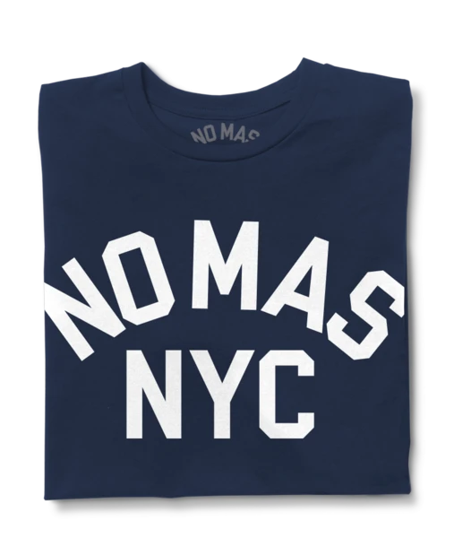 No Mas NYC navy