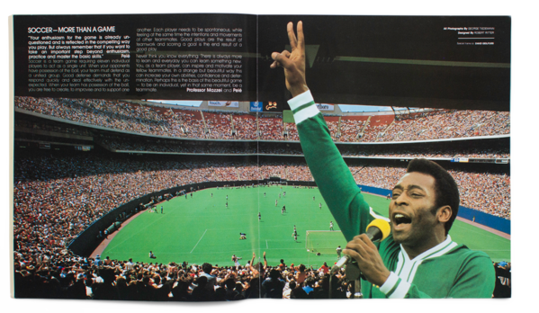 Vintage Pele Soccer Training Book